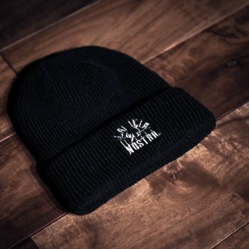 STRINGS II Cuffed Beanie | BLACK La VIA NOSTRA | STRINGS II Cuffed Beanie | BLACK